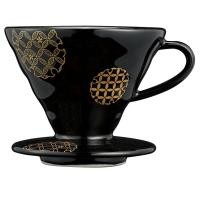 ราคา HARIO V60 Ceramic Dripper 02 Shippō Black for 1 to 4 cups Made in Japan VDC 02 SPB (50750907685)