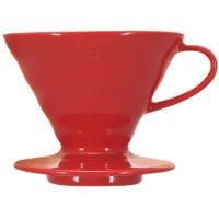 ราคา HARIO V60 Transparent Dripper 02 Ceramic Red for 1 to 4 Cups Coffee Hand Drip Made in Japan VDCR 02 R (48750922718)