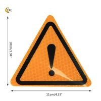 ราคา สติกเกอร์ความปลอดภัยสะท้อนแสงสามเหลี่ยม ป้ายเตือนอันตรายสีเขียวสําหรับรถยนต์ (44323414762)