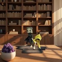 ราคา Little Nightmares 3 โมเดลฟิกเกอร์ของเล่นฉากตัวละครรุ่น Tabletop Centerpieces ของขวัญสําหรับแฟนและคนรักอะนิเมะ (46200779382)
