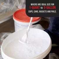 ราคา อีพ็อกซี่เรซิ่นผสมพายเหล็กทนทานกวนป้องกันการติดเคลือบสําหรับซีเมนต์ปูนกาวในถัง1 5แกลลอน (43875093286)