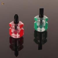 ราคา ไขควง สตุ๊บสั้นพิเศษสีสดใสพร้อมที่จับพลาสติกใสออกแบบที่จําเป็นสําหรับกล่องเครื่องมือทุก (50850447041)