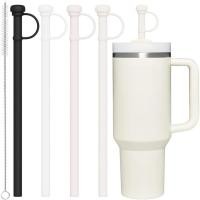 ราคา หลอดซิลิโคนพร้อมหลอดเป่าเหมาะสำหรับ Stanley CUP 40 20 oz ฟางไม่มี phenol A (28773192356)