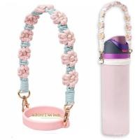 ราคา สายรัดมือที่ถักด้วยมือ เหมาะสำหรับขวดน้ำ owala ขนาด 24oz 32oz 40oz และขวดน้ำ Stanley (24392574407)