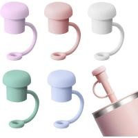 ราคา ฝาปิดหลอดแบบปรับได้สำหรับ Stanley Simple Modern Yeti owala Hydro Flask และถ้วยก้นแบนทุกยี่ห้อ6ถึง10มม ฝาปิดปลายฟางซิลิโคนด้านบนกันฝุ่นอุปกรณ์เสริมถ้วยสแตนลีย์ (25084906066)