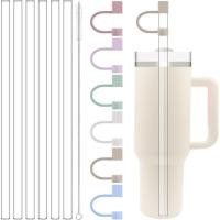 ราคา หลอดทดแทนโปร่งใสพร้อมฝาปิด ใช้ได้กับแก้ว Stanley ขนาด 40 ออนซ์ ประมาณ 1134 0 มล และ 30 ออนซ์ ประมาณ 850 5 มล หลอดที่ใช้ซ้ำได้พร้อมแปรงทำความสะอาด (43503570801)