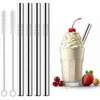 ราคา หลอดสแตนเลสเส้นผ่าศูนย์กลางขนาดใหญ่เหมาะสําหรับดื่มชานมไข่มุกสมูทตี้เครื่องดื่มพร้อมแปรงฟาง (40875742402)