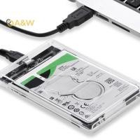 ราคา A W ฮาร์ดไดรฟ์ภายนอกโปร่งใส 2 5or3 0 นิ้ว HDD SSD กรณี Micro b ถึง USB3 1 4TB ไดรฟ์ที่อยู่อาศัย UASP SATA III แล็ปท็อป (52051129839)