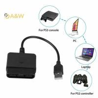 ราคา A W สําหรับ PS2 ถึง PS3 อะแดปเตอร์คอนโทรลเลอร์ PlayStation 2 ถึงสาย USB สําหรับ PC PlayStation3 (50301075029)