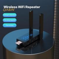 ราคา A W 300Mbps Wireless USB WiFi Repeater Adapter Extender ไดรฟ์ฟรีการ์ดเครือข่ายไร้สายสัญญาณเราเตอร์ WiFi รับเครื่องส่งสัญญาณ (51351129862)