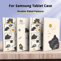 ราคา SAMSUNG สําหรับSamsung Galaxy Tab S10 FE X520 X526 การ์ตูนแมวรูปแบบสําหรับSamsung Tab S6 Lite S7 A9 S8 Plus A7 a9 S9 FE Plusแท็บเล็ตซิลิโคนกรณี (42557339104)