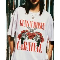 ราคา มือ1 ของแท้ CARNIVAL X GUNS N ROSES EMOTIONS OVS WASHED T SHIRT COLOR WHITE (43867497772)