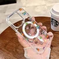 ราคา เคสโทรศัพท์สําหรับไอโฟนออกแบบธีมสัตว์การ์ตูนน่ารักฝาครอบแม่เหล็กใสเข้ากันได้กับ ไอโฟน 11 12 13 14 15 16บวก 11มือโปร 13มือโปร 11 12 13 14 15 16มือโปร สูงสุด (40974864323)