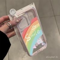 ราคา เคสโทรศัพท์การออกแบบถุงลมนิรภัยสีรุ้งยิ้มแม่เหล็กสองสีสําหรับ iPhone 12 14 15 16 13 11 11PRO 14PRO 13PROMAX 12PROMAX 11PROMAX 13PLUS 16PLUS 14PLUS T4J7 (53850083412)
