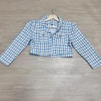 ราคา พร้อมส่ง เสื้อคลุมผ้าทวิต สีฟ้าอ่อน เสื้อกันแขนยาว เสื้อคลุมแขนยาว ผ้าทวิต สีฟ้า (26570650199)