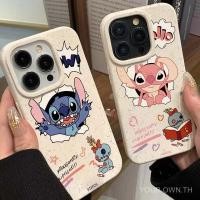 ราคา คู่รักการ์ตูนสติชสำหรับไอโฟน 16 14 11 12 13 15 12PRO 14PRO 12PROMAX 14PROMAX 16PLUS 14PLUS XR X XS เคสโทรศัพท์กันน้ำและกันฝุ่น สไตล์สดใหม่ 5DZC (41552609967)