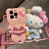 ราคา ชุดว่ายน้ําเด็กผู้หญิง Offiton ดีไซน์ KT Panda Shell เข้ากันได้กับ iPhone12 13 15 14 16 11 16ProMax 13ProMax 12ProMax 11ProMax 15ProMax 14ProMax 14Plus (43725297283)