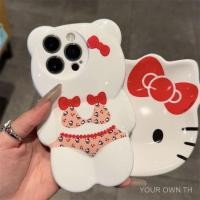 ราคา Ofiton ชุดว่ายน้ําสาวร้อน KT แมวหมีสําหรับ iphone 16 13 14 15 11 12 16PROMAX 15PROMAX 13PROMAX 14PROMAX 11PROMAX 12PROMAX 15PLUS 14PLUS 16PRO 14PRO เคสโทรศัพท์สวมใส่ (42863726739)