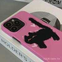 ราคา Black Cat GenieFor iPhone 11 12 13 14 15 Pro Maxกรณีแฟชั ่ นกันกระแทกซิลิโคนเคสแข ็ งสําหรับiPhone 13 14 15 11PM 12PM 13PM 14PM 15PMเคสโทรศัพท ์ (29301438722)