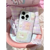 ราคา เคสสุนัขลายดอกไม้สองชั้นสไตล์อินสตาแกรมสำหรับ iPhone 15 Apple 13 16 BTQT (26629428697)