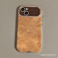 ราคา เหมาะสําหรับ iPhone 13 16 15 11 14 17 12 12 PRO MAX 13 PRO MAX 12 PRO 16 PRO 17 AIR 15 PLUS เคสโทรศัพท์หนังขนาดใหญ่ วัสดุหนังสีน้ําตาล 3X2 หน้าต่างบานใหญ่ (57601053772)