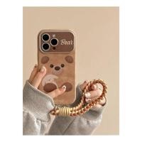 ราคา เคสโทรศัพท์ลายหมีสีน้ําตาลและกระต่ายน่ารักเหมาะสําหรับ ไอโฟน 15 16 11 13 17 14 12 11โปรแม็กซ์ 13โปรแม็กซ์ 12มือโปร 15มือโปร 17อากาศ 16บวก วัสดุหนังสีน้ําตาลพร้อมหน้าต่างขนาดใหญ เจ9 (47551075379)