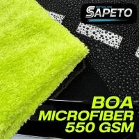 ราคา ผ้าไมโครไฟเบอร์ BOA ไร้ขอบ 550 GSM ขนนุ่มฟูพิเศษ ผ้าเช็ดทำความสะอาดคุณภาพสูง (24995649186)