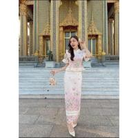 ราคา CLT ชุดไทย ชุดไทยประยุกต์ ชุดไทยแฟชั่น size m ของใหม่ป้ายห้อยเลยค่ะ (40023996823)