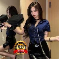 ราคา NIGHT TIME ชุดอาชีพในฝันสำหรับผู้ใหญ่ คอสเพลย์ ชุดคอสเพลย์ตำรวจ กระโปรงหนังแหวกข้าง มีสร้อยตราตำรวจ N 1249 (28023760795)