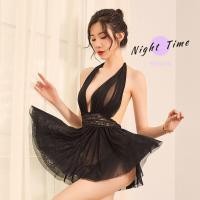 ราคา ชุดนอนซีทรู แบบคล้องคอ ชุดนอนเซ็กซี่ N 294 พร้อมส่งจากไทย (11602646552)