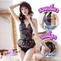 ราคา บอดี้สูทลูกไม้ ผ้าสวยดูแพง ใส่แล้วเก็บทรง ชุดนอนเซ็กซี่ N 594 ขายส่ง (10164841637)