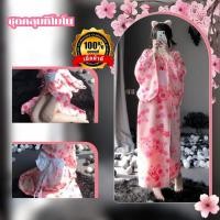 ราคา NIGHT TIME ชุดคลุมนอนผู้หญิง ชุดกิโมโนญี่ปุ่น ชุดคลุมนอน M 5XL 40 100กก หวานอมเปรี้ยว ลายซากุระ S 388 (43258776487)