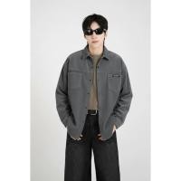 ราคา เสื้อแจ็คเก็ตและเสื้อเชิ้ต ผ้าลูกฟูกหนาทรงหลวม สบายสำหรับผู้ชาย (53251174576)