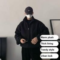 ราคา เสื้อโค้ทซิปคอปก สไตล์เทรนดี้สำหรับหนุ่มวัยรุ่น เหมาะสำหรับอากาศหนาว (51850222208)