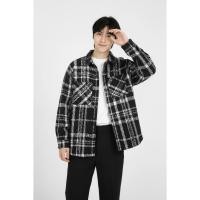 ราคา เสื้อแจ็คเก็ตคู่รัก ลายสก๊อตสีดำและขาว สำหรับผู้ชายทำจากผ้าขนสัตว์ (51151179593)