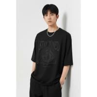 ราคา เสื้อยืดครึ่งแขนสำหรับผู้ชาย ออกแบบตามแฟชั่นอเมริกัน สวมใส่ง่ายในฤดูร้อน โดยทำจากหนังนิ่มและผสมขนแกะ (46001365328)