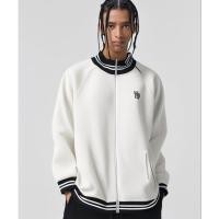 ราคา Zerotogue แจ็คเก็ตเบสบอลผู้ชายสไตล์ญี่ปุ่น Harajuku Contrast สี Stripes หลวม Casual Stand Collar เสื้อกีฬา (44405294550)