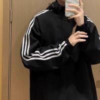 ราคา ศูนย์ แจ็คเก็ตเกาหลีหลวมกีฬาสั้นฤดูใบไม้ผลิและฤดูใบไม้ร่วงสบายๆอเนกประสงค์ขนาดเล็กยืนขึ้นปกแจ็คเก็ตสามบาร์ (44212712722)