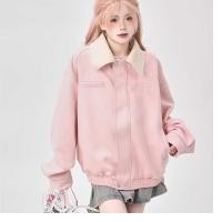 ราคา Zerotogue American Mens Jacket Retro Loose Casual Suede Contrast Color Design Baseball Jacket (44105294522)