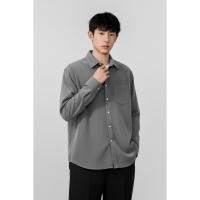 ราคา เสื้อเชิ้ตวินเทจแขนยาว ผ้าลูกฟูกสำหรับผู้ชาย ทรงหลวมอินเทรนด์ (40226313445)