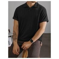 ราคา Zerotogue เสื้อโปโลผู้ชาย ออกแบบใหม่ ผ้าถักแฟชั่นระบายอากาศ (45500232661)