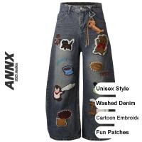 ราคา กางเกงยีนส์เอวสูง Zerotogue Charm ออกแบบลายพิมพ์เฉพาะตัว (57050554709)