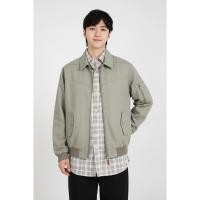 ราคา American Vintage Motorcycle Style Washed Canvas Stand Collar Work Jacket (46001208774)