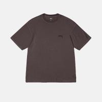 ราคา ของแท้100 Stussy Lazy Tee สีน้ำตาลเข้ม Faded Black From USA (26025257274)