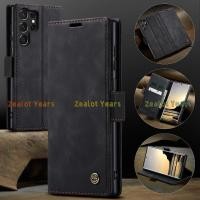 ราคา SAMSUNG สําหรับSamsung Galaxy S25 S24 S23 FE S22 S21 Ultra S25Ultra S24Ultra S23Ultra S22Ultra S21Ultra Retroหรูหราหนังกรณีกระเป๋าสตางค์ช่องใส่การ์ดวงเล็บเคสโทรศัพท์ (44002053639)