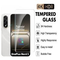ราคา ตัวป้องกันหน้าจอสําหรับ OnePlus Nord 5 5G Nord5 ฟิล์มกระจกนิรภัยโปร่งใส Ultra Clear Anti Scratch (41058448481)