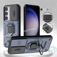ราคา SAMSUNG สําหรับsamsung Galaxy S24 S23 FE ULTRA Plus 5G S24FEสไลด์กล้องป้องกันเคสโทรศัพท์สําหรับGalaxy S24FE S24Ultra S24 Plusแหวนปกหลัง (27005776093)