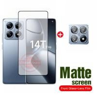 ราคา Matte กระจกนิรภัยสําหรับ Xiaomi 14T Pro 5G Mi 14T 5G 14TPro ป้องกันหน้าจอ 9D Frosted ฟิล์มแก้วเลนส์นุ่ม Protectiv ฟิล์ม (26962819275)
