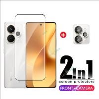 ราคา 2in1 หน้าจอโค้ง Protector สําหรับ Realme 15 Pro 5G 15Pro กระจกนิรภัยกล้องเลนส์ฟิล์มนุ่ม (40670562290)