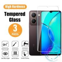 ราคา ฟิล์มกระจกนิรภัยกันรอยหน้าจอ HD 9H แบบใส สําหรับ VIVO Y27S Y27 Y17S Y16 Y02 Y02T Y35 4G 5G (24501359371)